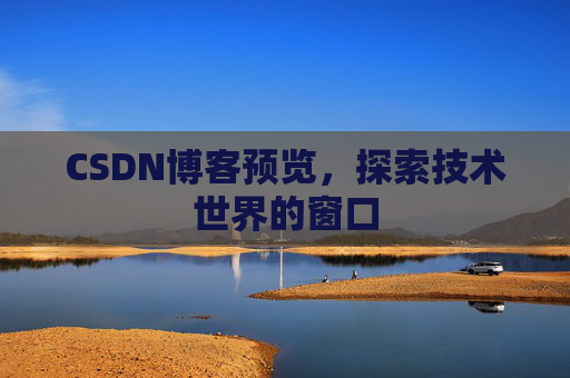 CSDN博客预览，探索技术世界的窗口